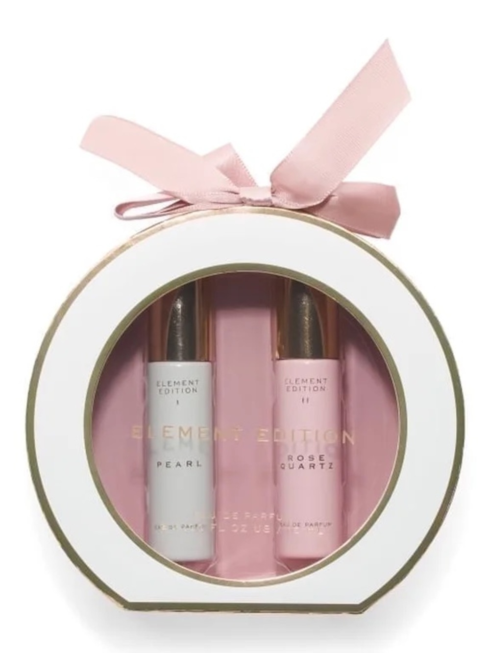 Tru Fragrance Element Edition Pearl & Rose Quartz Eau De Parfum  2 X 0.33 fl oz